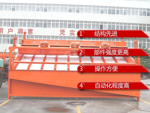 高頻篩性能特點