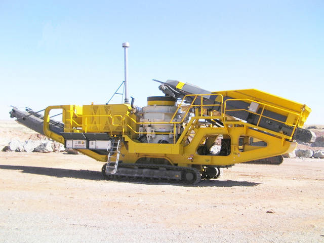 履帶式移動破碎站