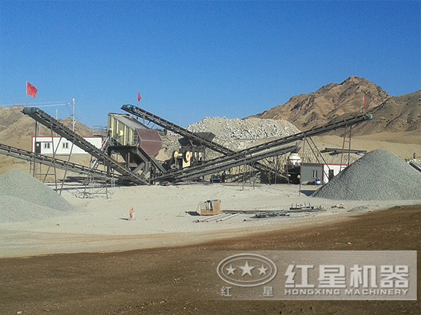 綠色移動石子顎式破碎機