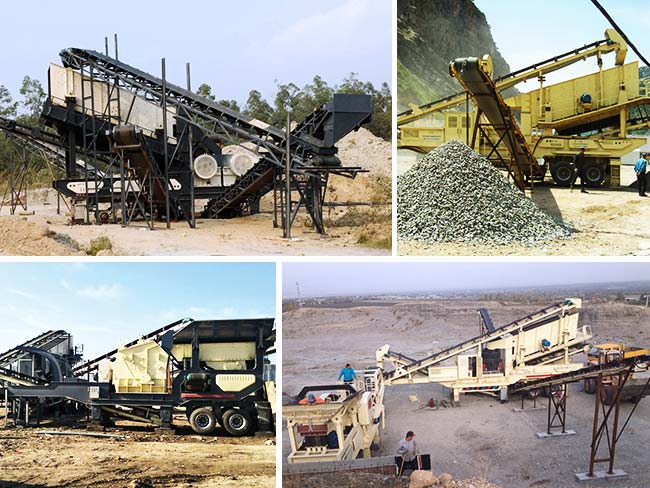 紅星生產的移動破碎機