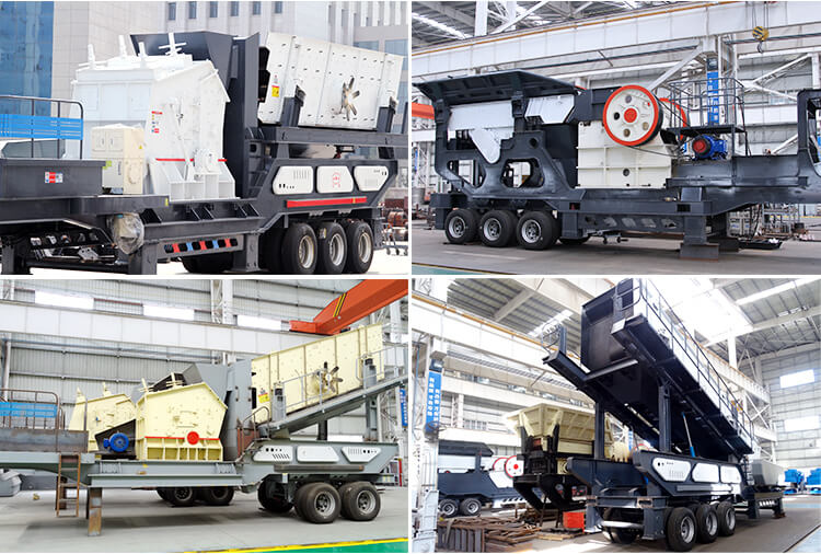 集破碎、篩分于一體的鵝卵石移動破碎篩分機