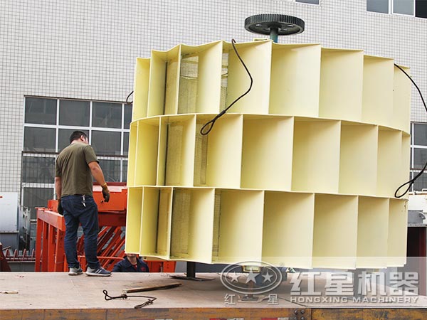 大型石英砂洗沙機裝車