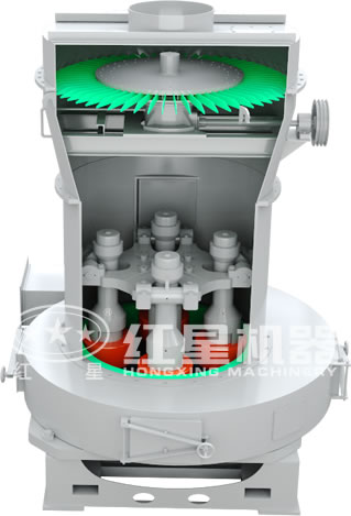 高壓磨粉機內(nèi)部結(jié)構(gòu)