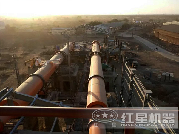 烘干機現(xiàn)場