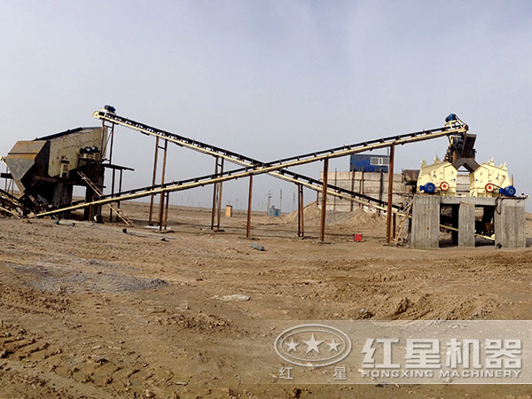 陜西張先生朋友的砂石場