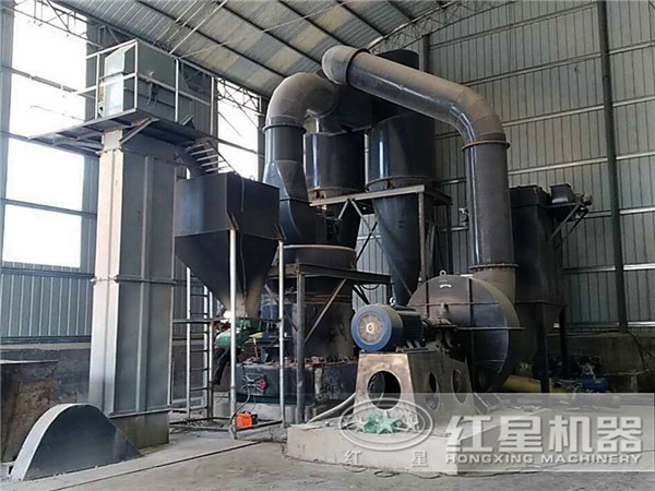 紅星重晶石雷蒙磨粉生產線占地面積小