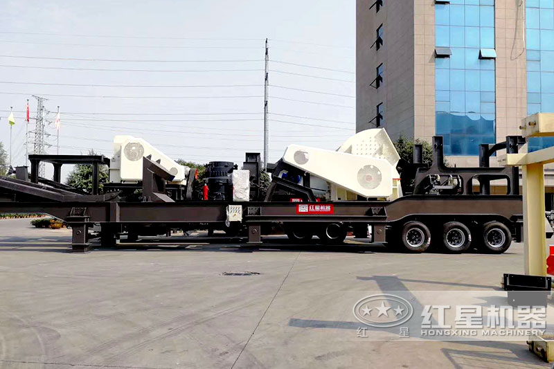 四合一移動破碎機配錘破