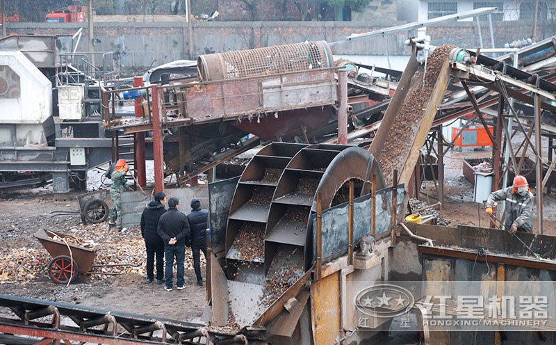 湖南的建筑垃圾處理廠一