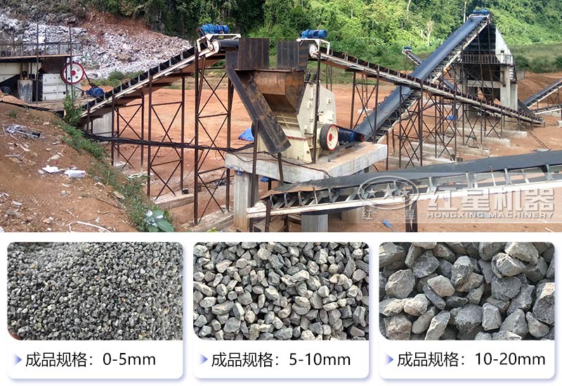 碎石生產線產量大且出料粒型好