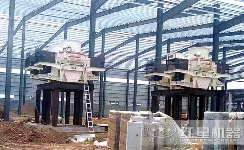 四臺HVI制砂機時產量500噸以上 四臺HVI制砂機時產量500噸以上