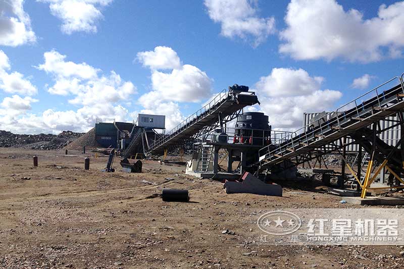 碎石生產線現場