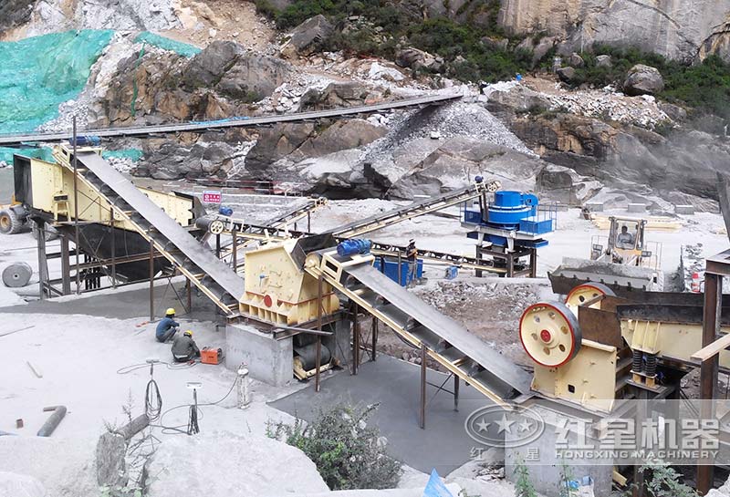 顎式破碎機(jī)+反擊式破碎機(jī)+立軸沖擊破碎機(jī)系統(tǒng) 顎式破碎機(jī)+反擊式破碎機(jī)+立軸沖擊破碎機(jī)系統(tǒng)